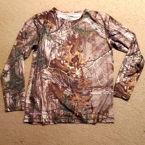 Womens long sleeve crew neck shirt